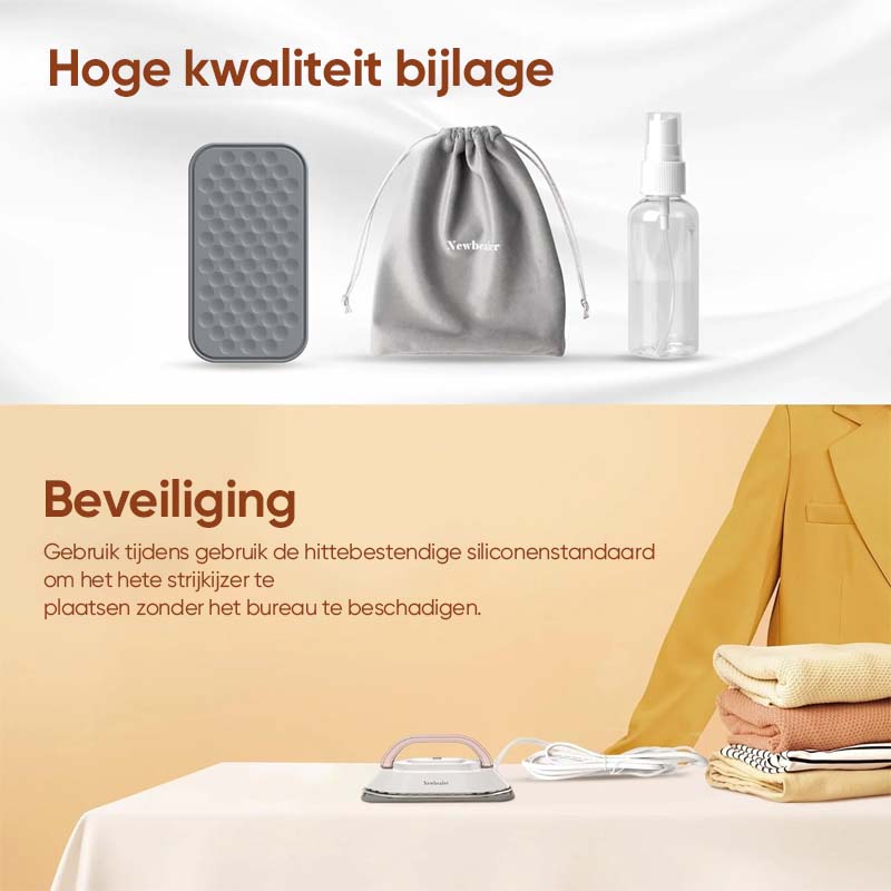 Reisstrijkijzer - Compact & Dubbele Spanning