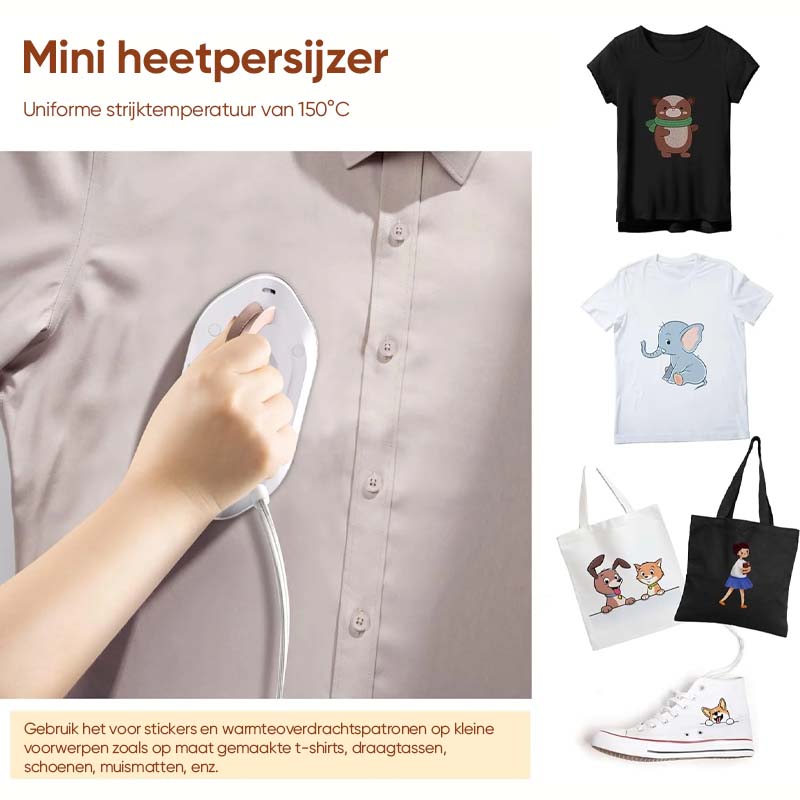 Reisstrijkijzer - Compact & Dubbele Spanning