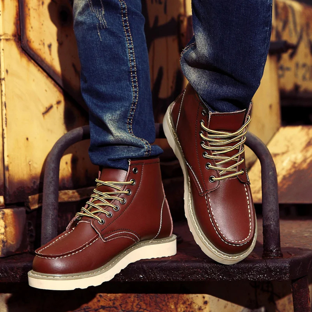 Cole™ | Vintage leren laarzen
