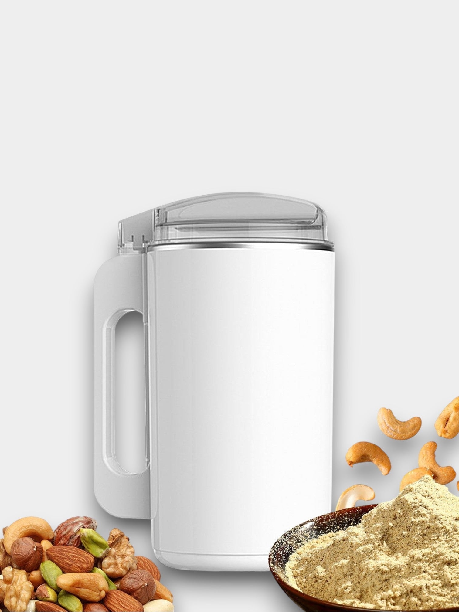 Draagbare Elektrische Koffiemolen 600 ml – Koffiebonenmaler met Veiligheidsmechanisme en RVS Bladen
