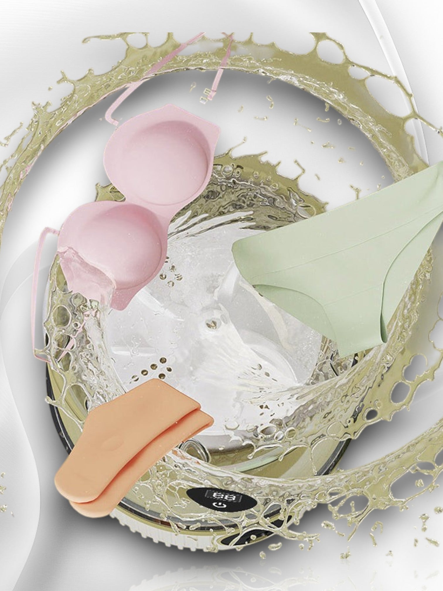 Draagbare Mini Wasmachine met Draadloos Opladen – Compact, Stil & Ideaal voor Ondergoed en Babykleding