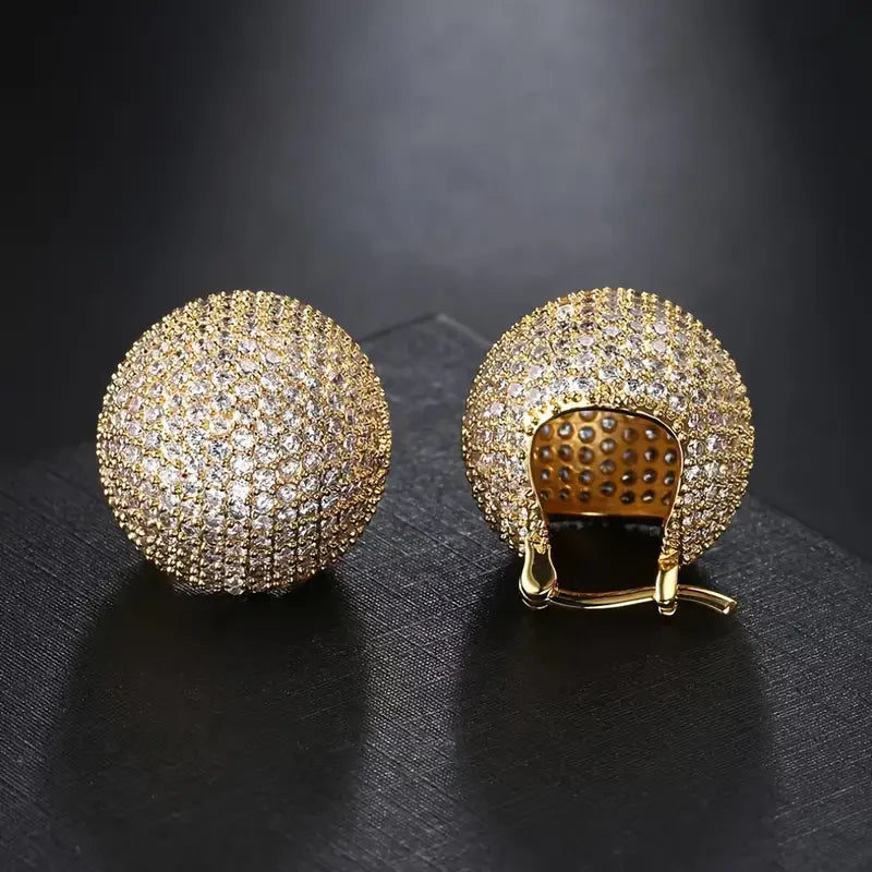 Glanzende mandoorbellen | Goud