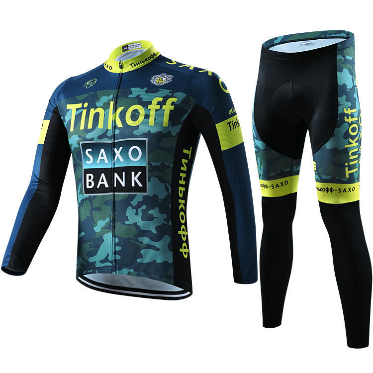Pro wielertenue met lange mouwen