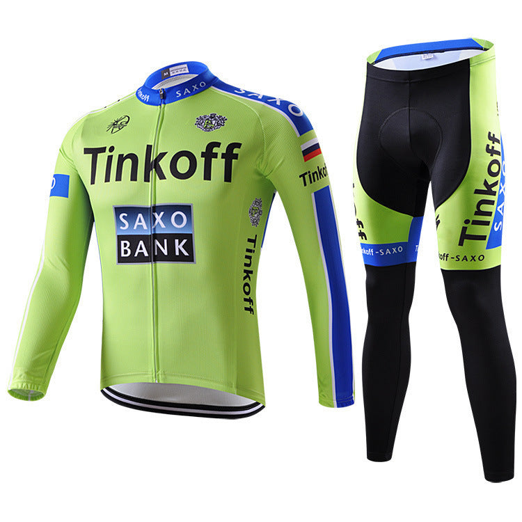 Pro wielertenue met lange mouwen