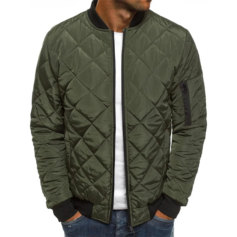 Sorinova™ | Herfstjas Met Ruitdesign