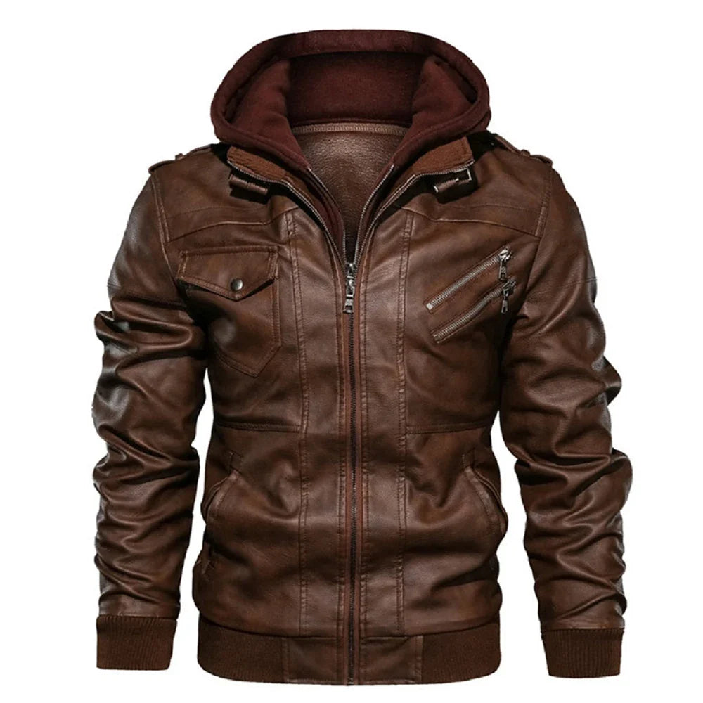 Sorinova™ | Stoere Leren Jas