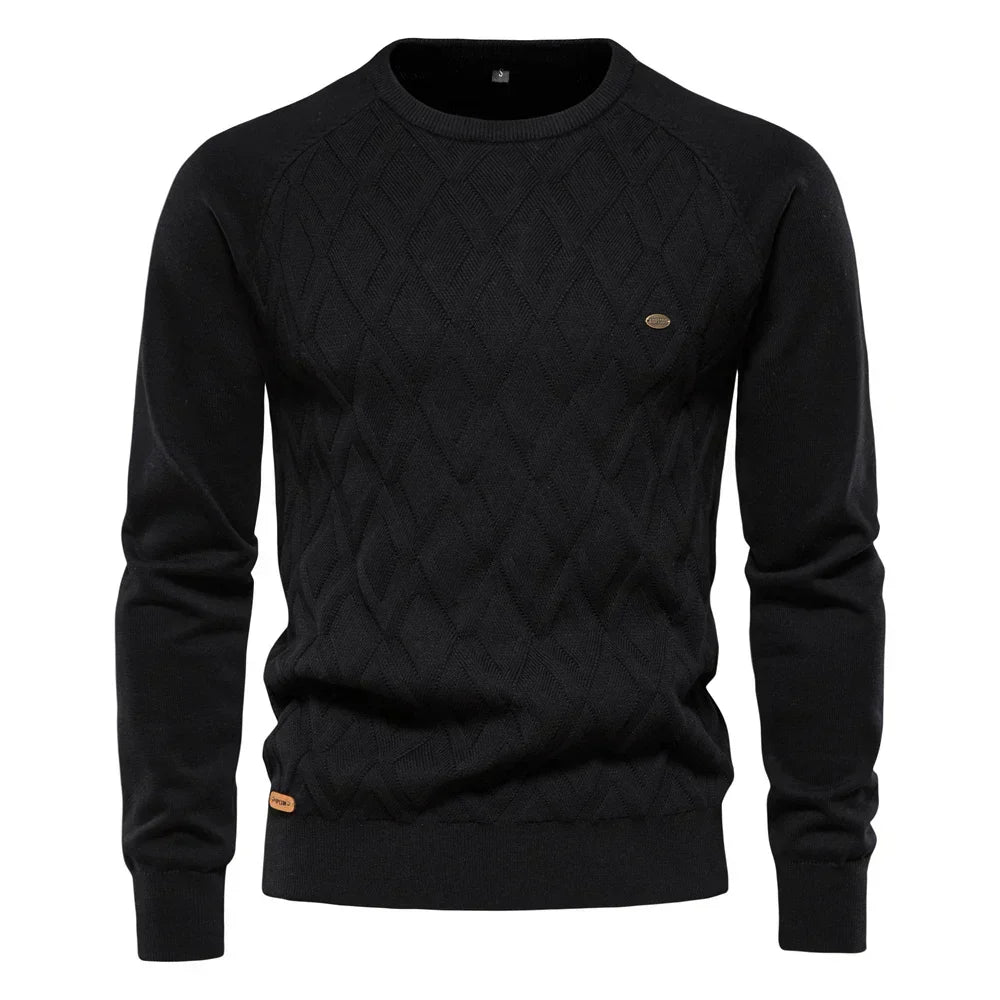 Milan™️ | Herenpullover met Ruitpatroon