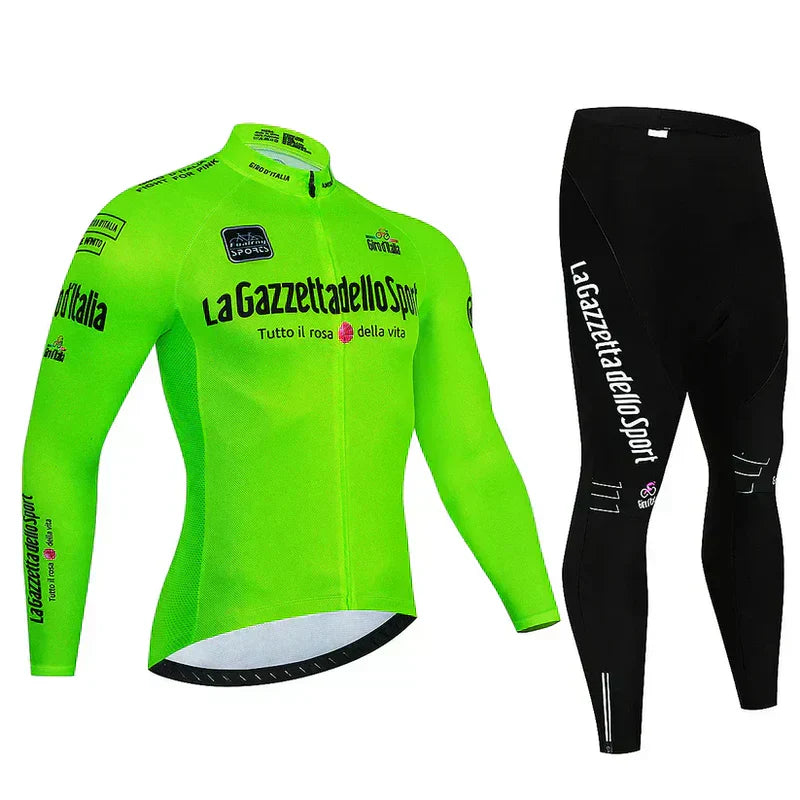 Giro d'Italia - Professioneel wielershirt met lange mouwen