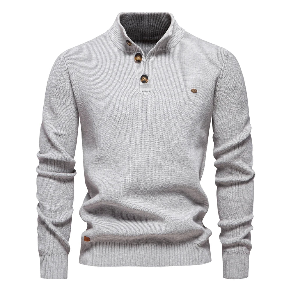 Finn™️ | Herenpullover met knoopdesign