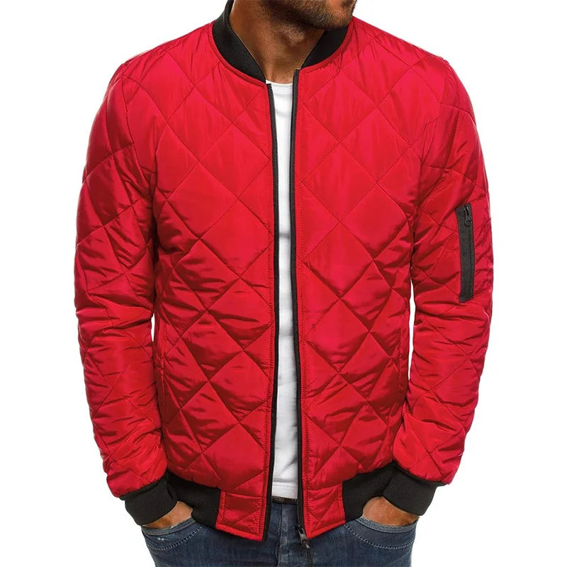 Sorinova™ | Herfstjas Met Ruitdesign