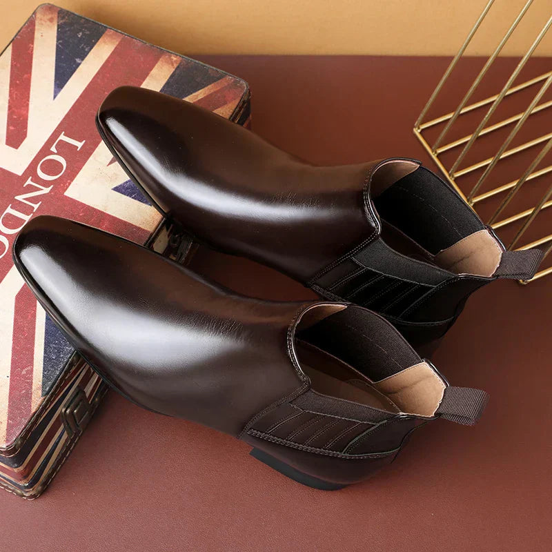 Lucas™ | Klassieke Leren Chelsea Boots