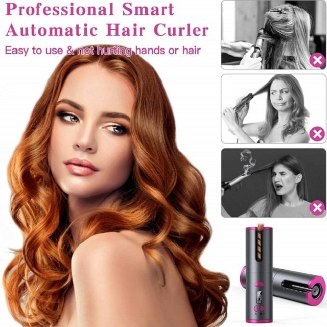 Wireless Auto Curler | Draagbare Automatische Haarkruller