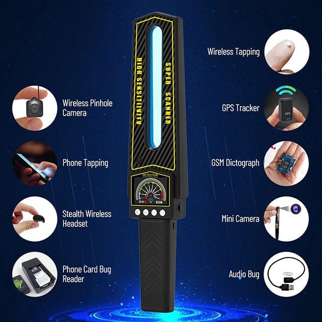 GPS Tracker Detector #2025 Nieuwste Technologie Professionele Bug Sweeper