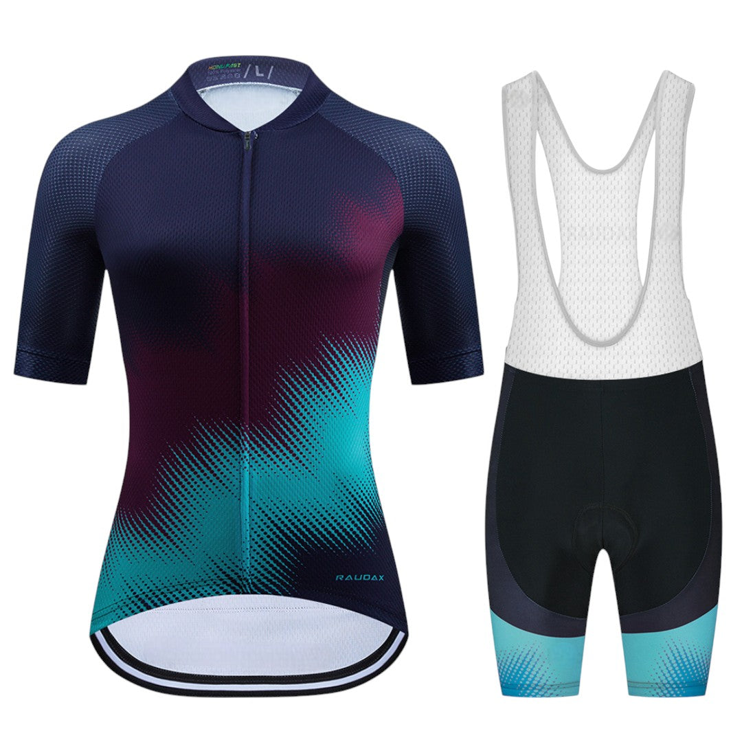 RAUDAX Dames Zomer Fietskleding-Set