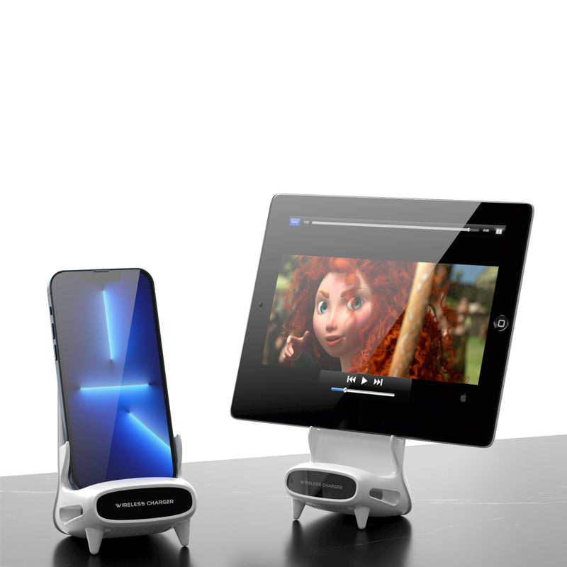 Desktop mobiele telefoonhouder draadloos opladen