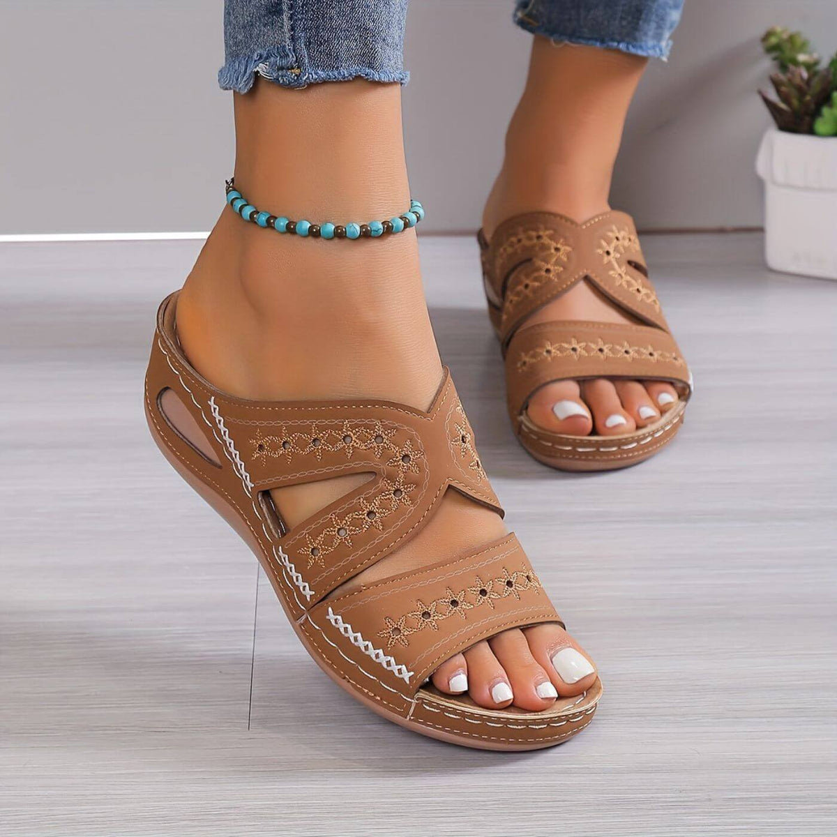 Alina™ - Halkfria Bekväma Sandaler