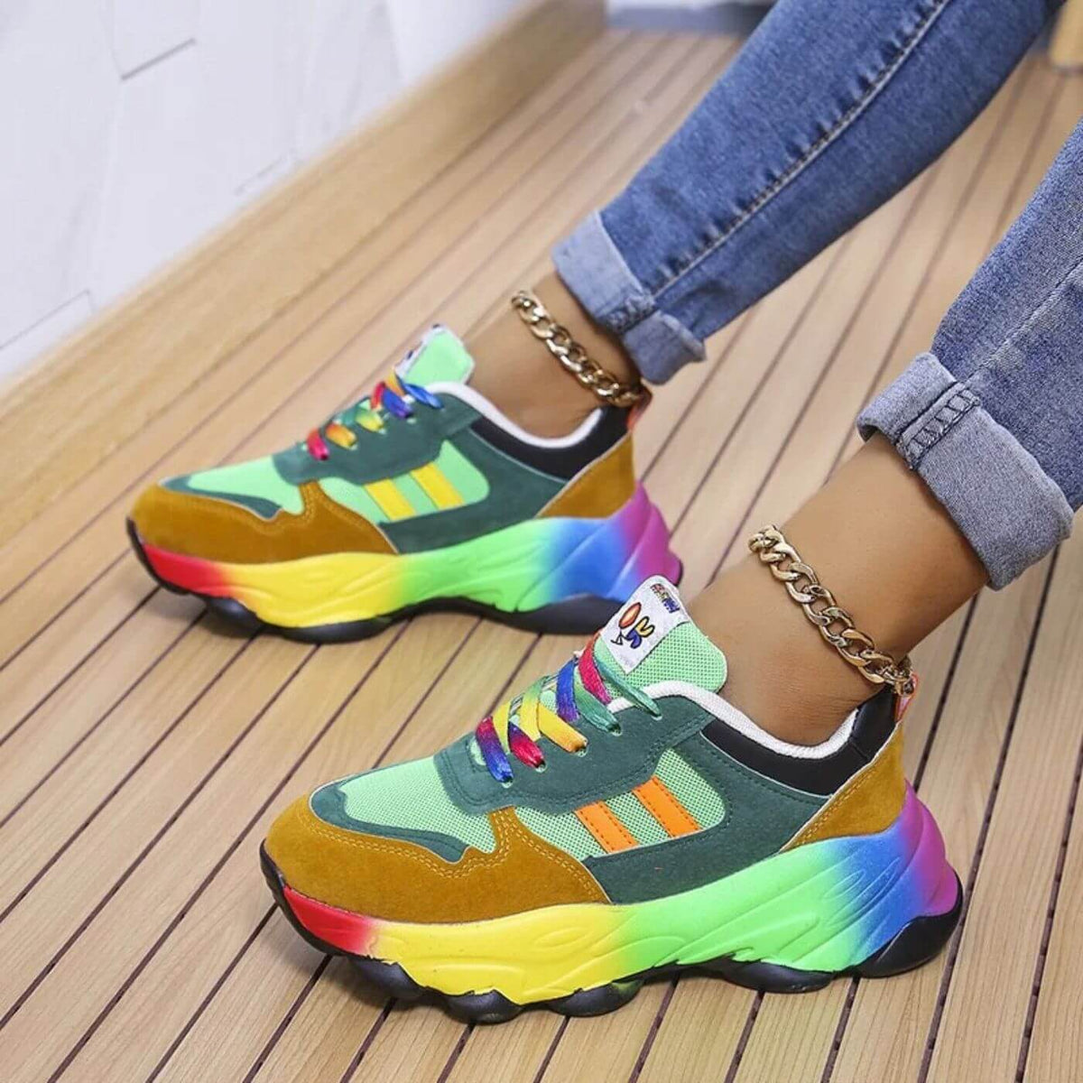 Cecilia™ - Färgglada Bekväma Sneakers