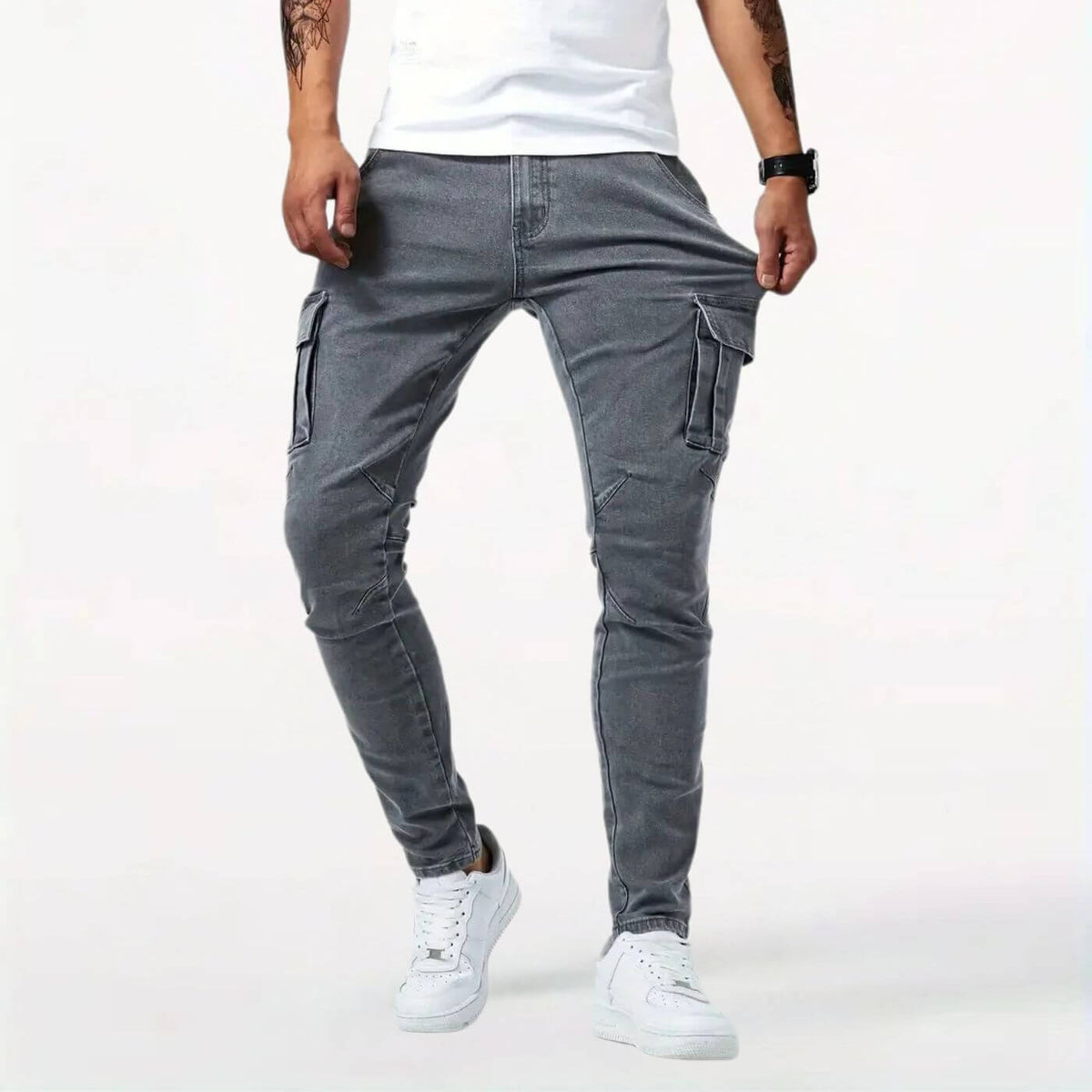 Sorinova - Charlie – Jeans med Cargofickor