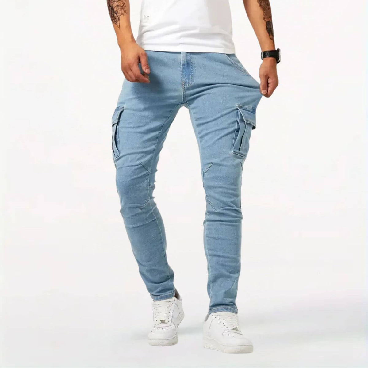 Sorinova - Charlie – Jeans med Cargofickor