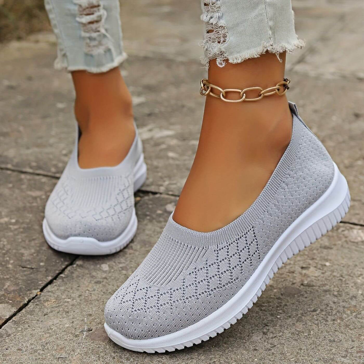 Sorinova - Diana - Andningsbara Slip-on Bekväma Skor