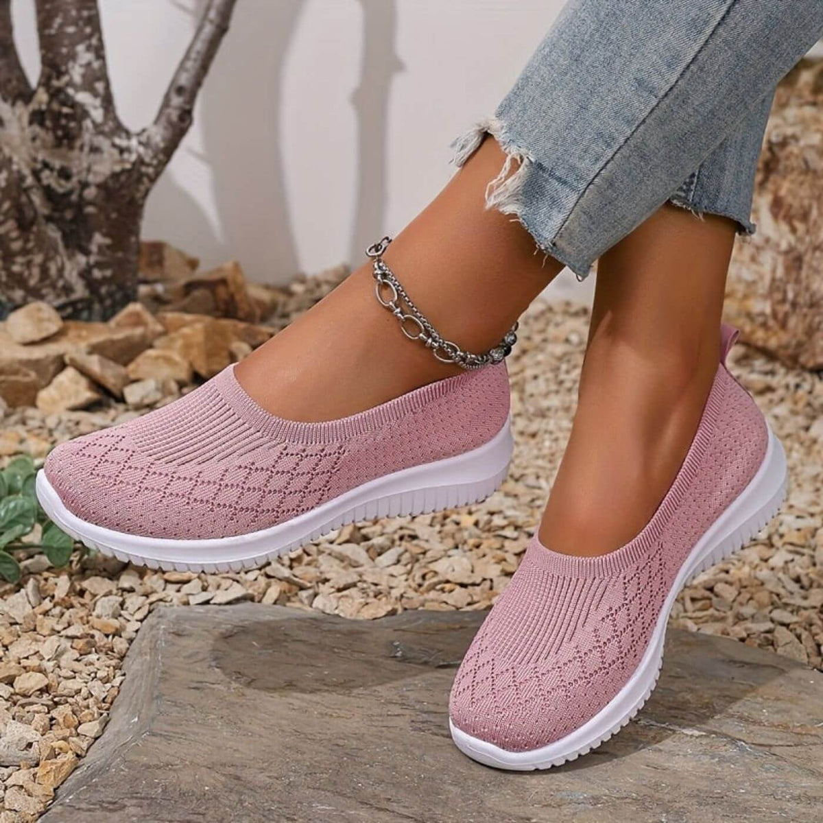 Sorinova - Diana - Andningsbara Slip-on Bekväma Skor