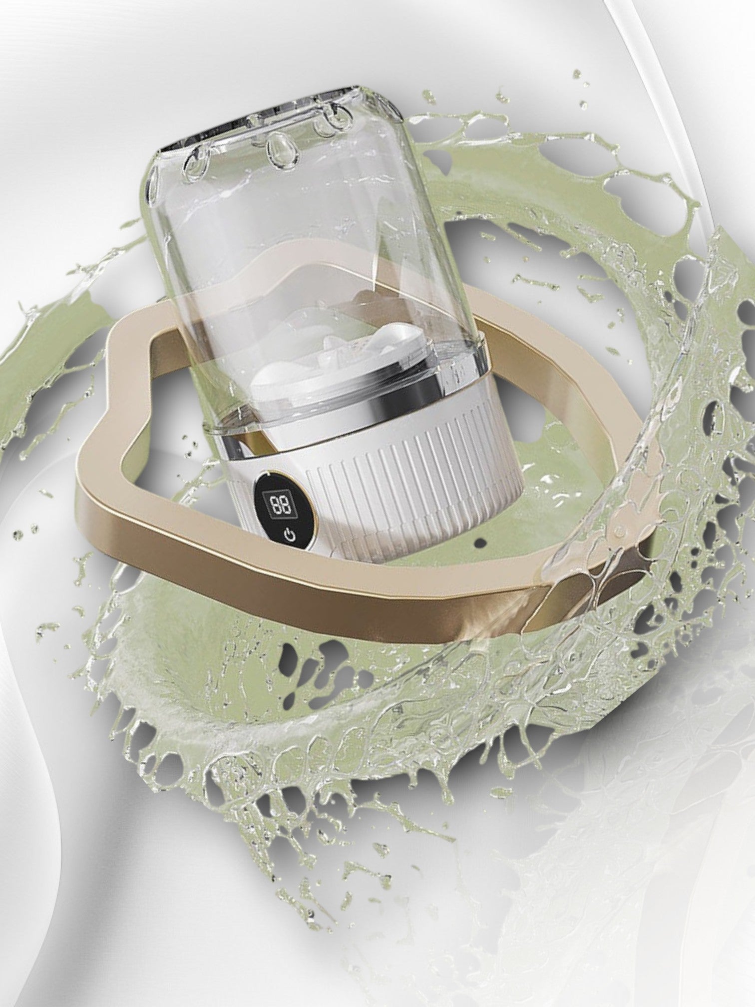Draagbare Mini Wasmachine met Draadloos Opladen – Compact, Stil & Ideaal voor Ondergoed en Babykleding
