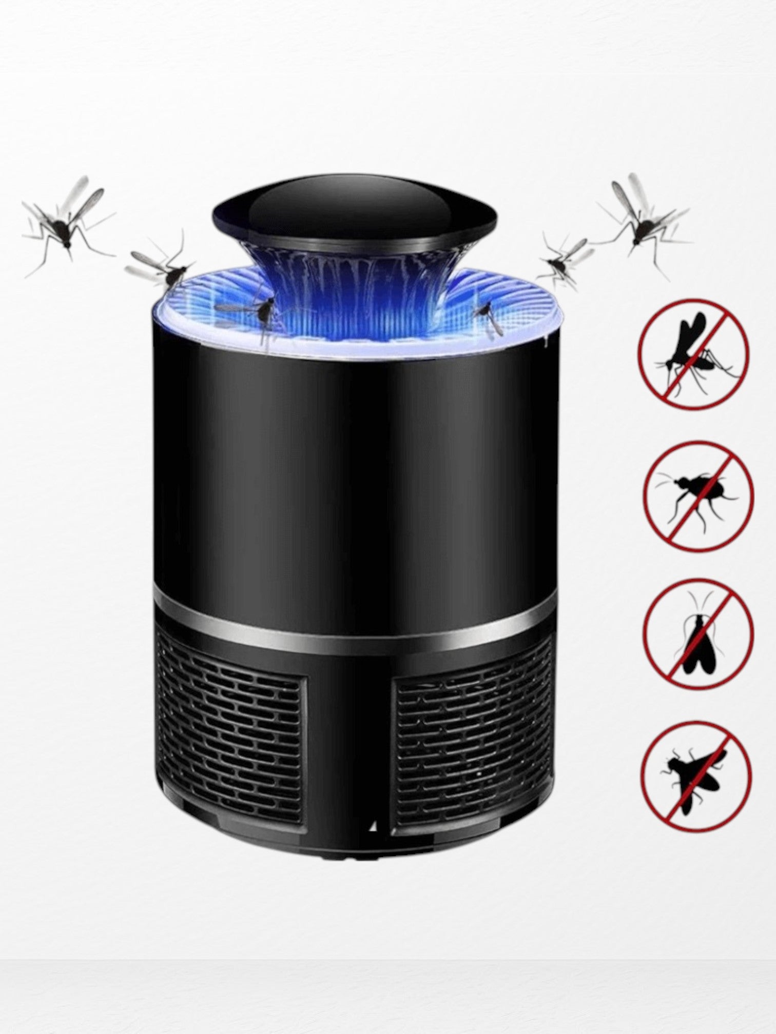Elektrische Muggendoder Lamp met UV LED en Stil Ontwerp – Compact en Draagbaar voor Binnengebruik