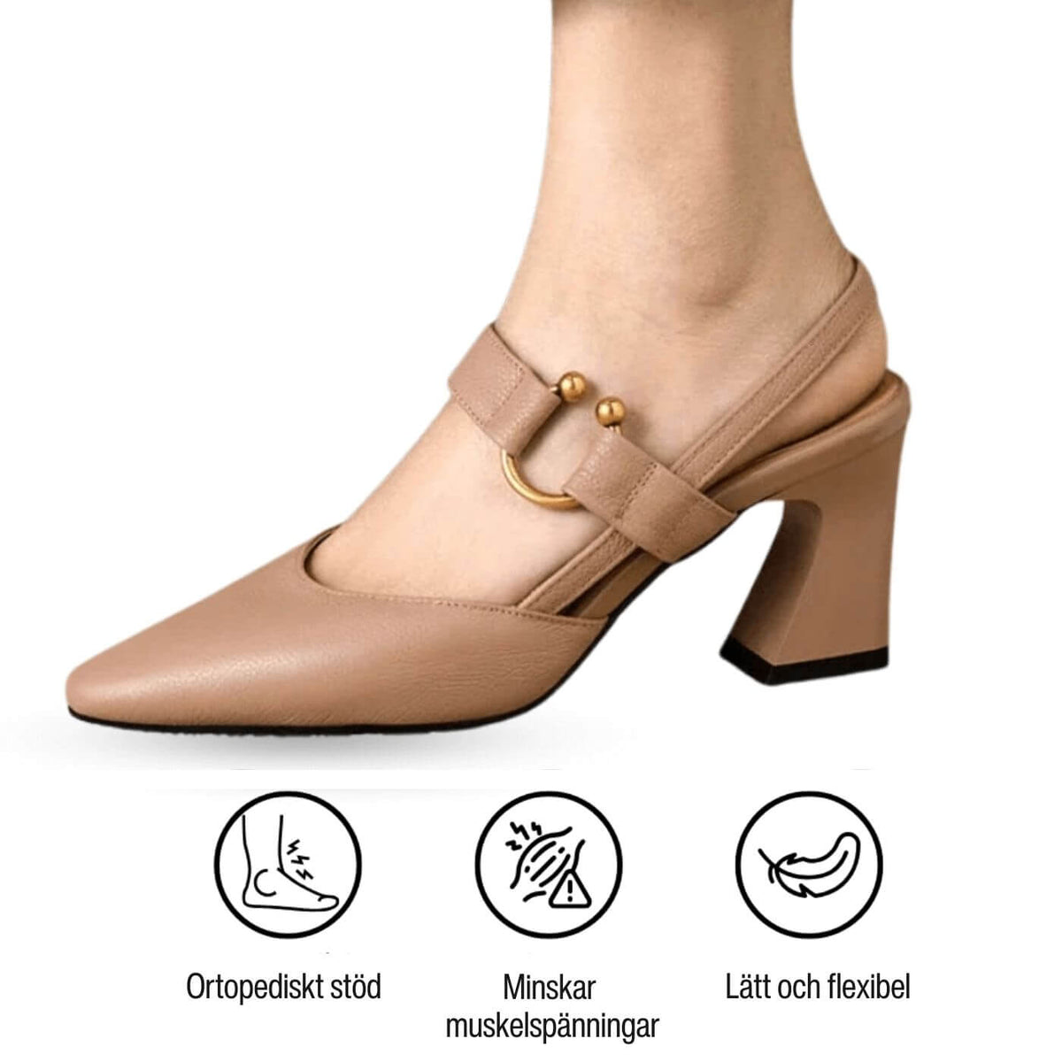 Meya™ – Bekväma Sandaler med Klack