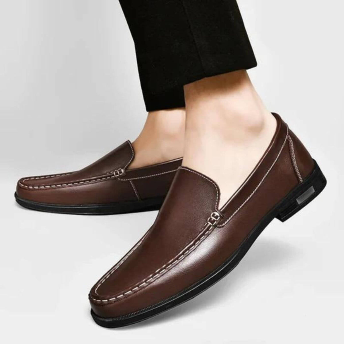 Sorinova - Nino – Lyxiga Bekväma Loafers i Läder