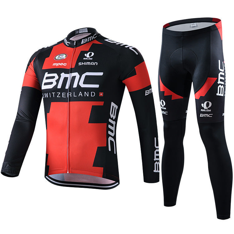 Pro wielertenue met lange mouwen
