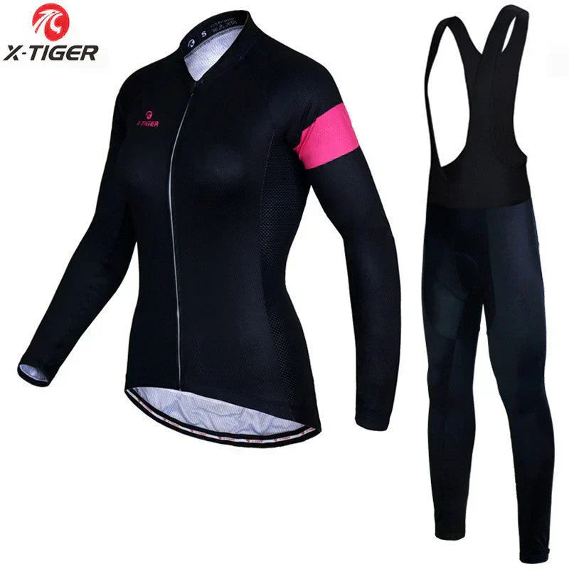 X-Tiger - Dames fietsset met lange mouwen