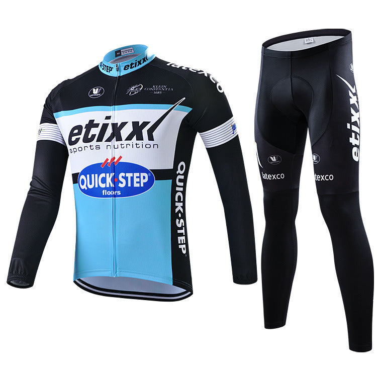 Pro wielertenue met lange mouwen