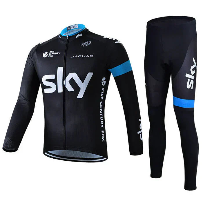 Sky™ | Professioneel wielershirt met lange mouwen