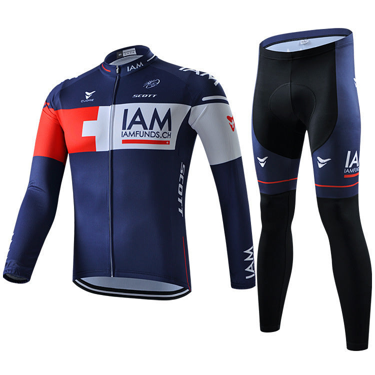 Pro wielertenue met lange mouwen