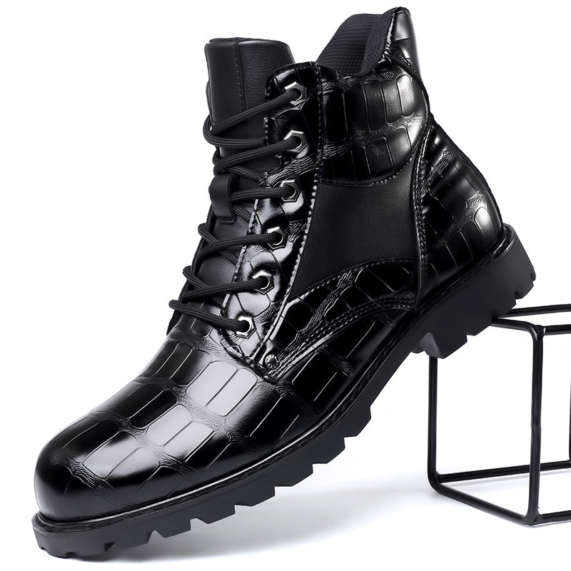 Rendell™ | Krokodillenleren laarzen