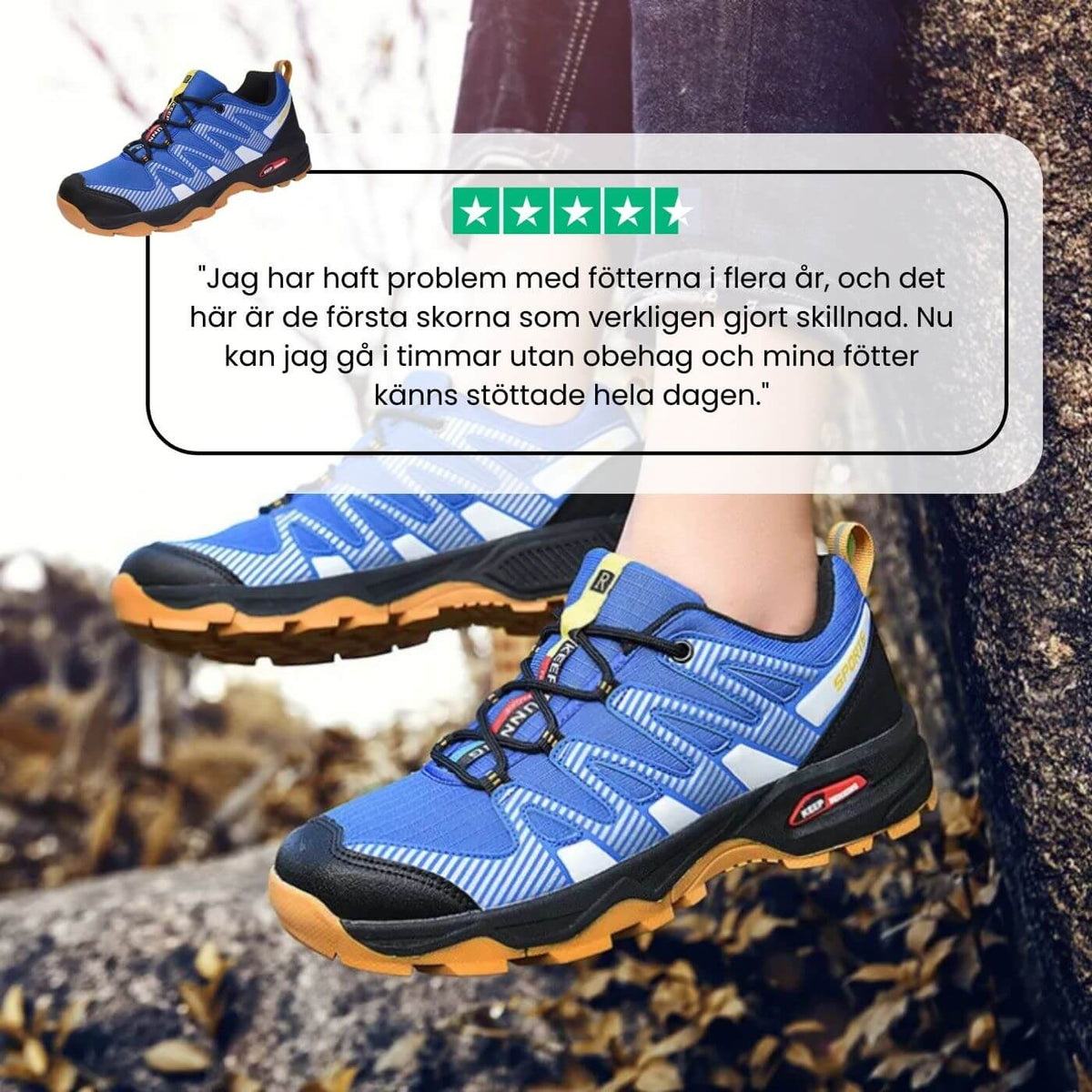 Sorinova - TrailFlex – Bekväma Walkingskor med Ultimat Komfort