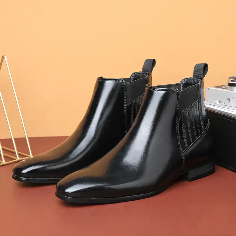 Lucas™ | Klassieke Leren Chelsea Boots