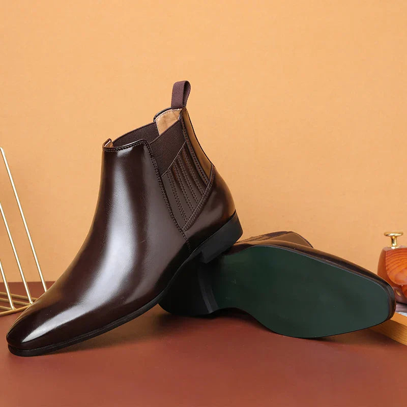 Lucas™ | Klassieke Leren Chelsea Boots
