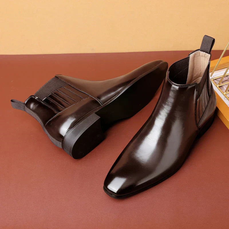 Lucas™ | Klassieke Leren Chelsea Boots