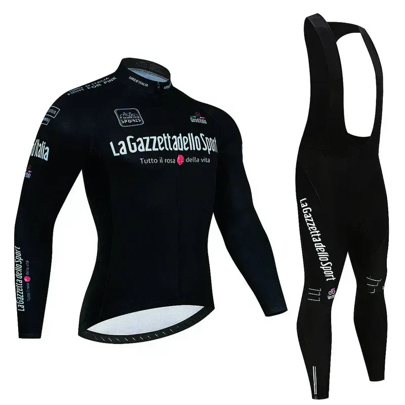 Giro d'Italia - Professioneel wielershirt met lange mouwen