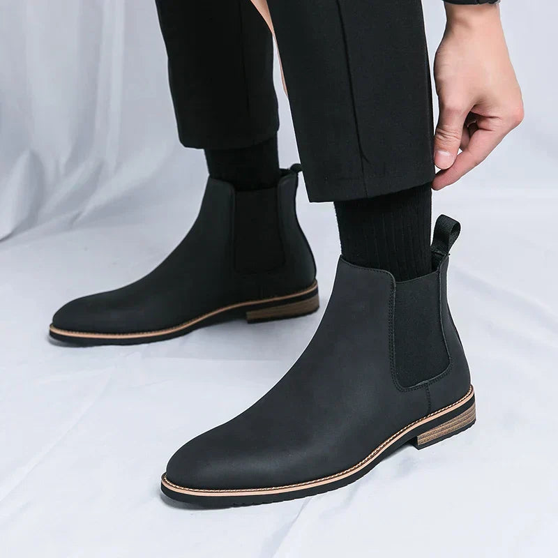 Kristian™ | Leren Chelsea boots