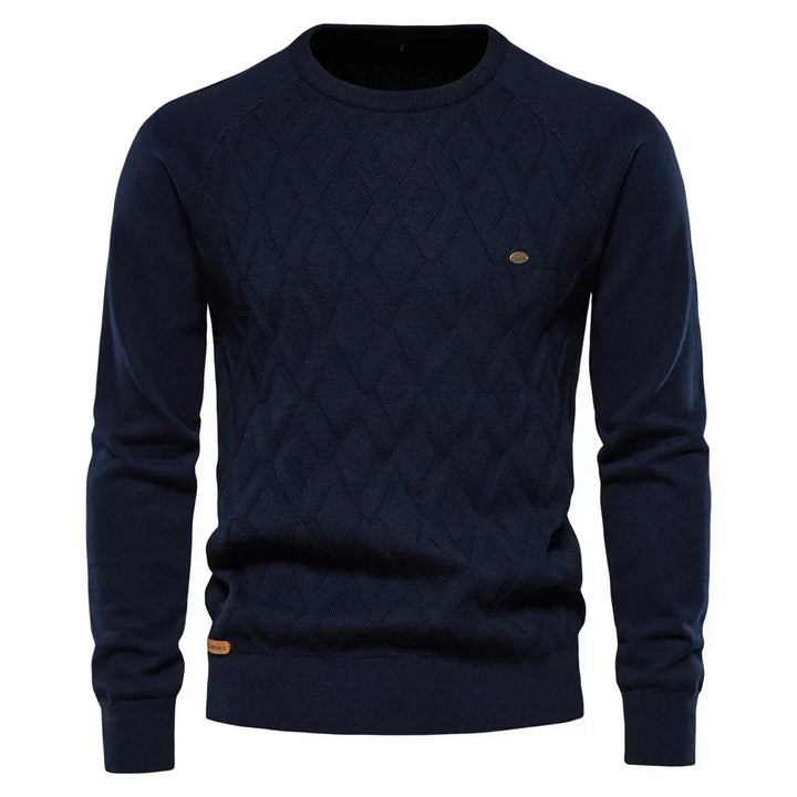 Milan™️ | Herenpullover met Ruitpatroon