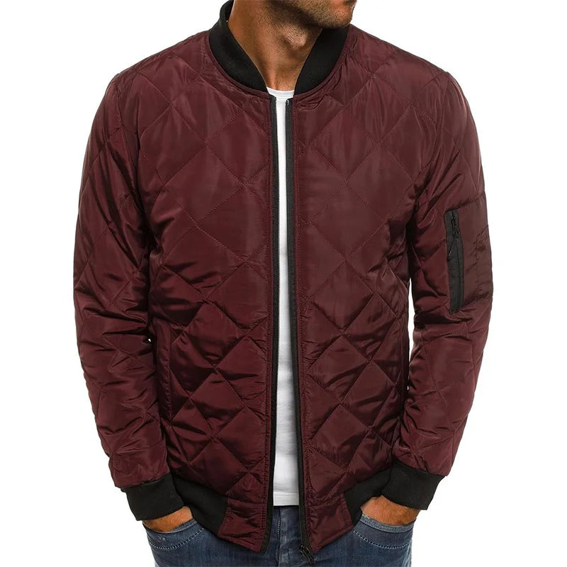 Sorinova™ | Herfstjas Met Ruitdesign