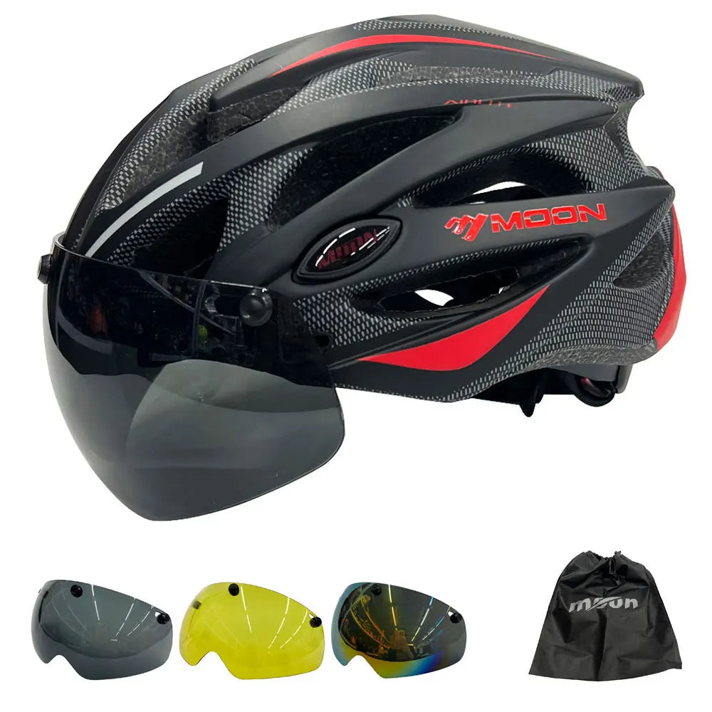 Moon – PRO Fietshelm met geïntegreerd vizier