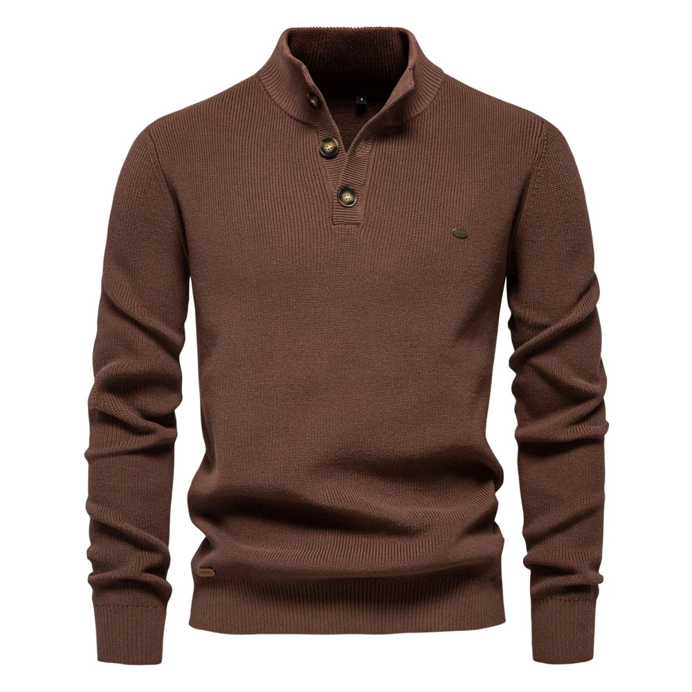 Finn™️ | Herenpullover met knoopdesign