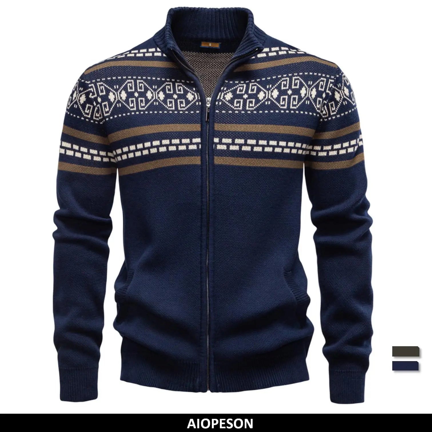 Sorinova™ | Warm Etnisch Heren Vest