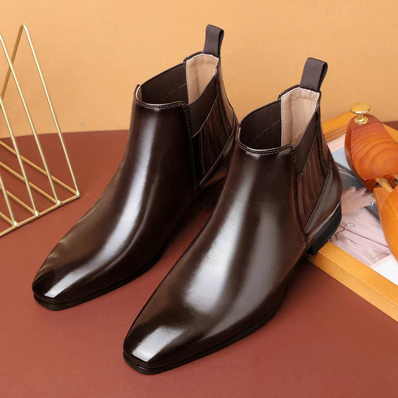 Lucas™ | Klassieke Leren Chelsea Boots