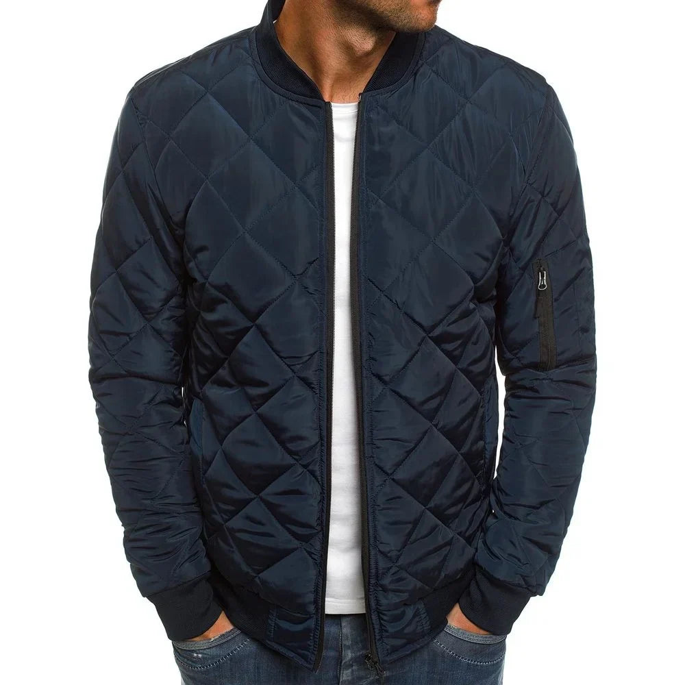 Sorinova™ | Herfstjas Met Ruitdesign