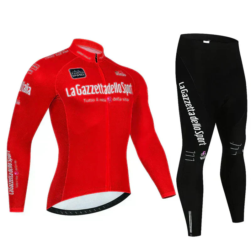 Giro d'Italia - Professioneel wielershirt met lange mouwen