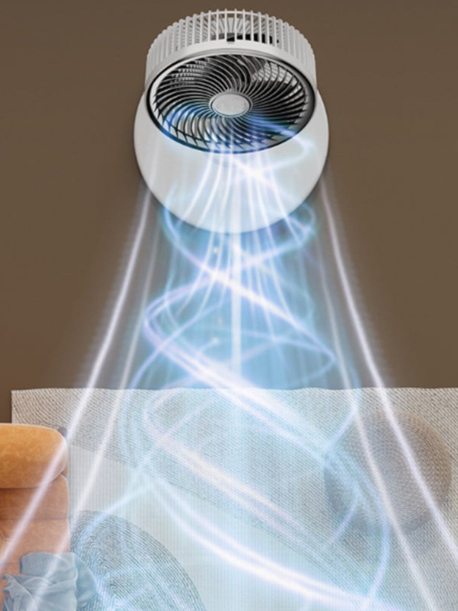 Stille USB-aangedreven Vloerventilator met 3 Snelheden - Energiebesparend en Ideaal voor Kleine Ruimtes